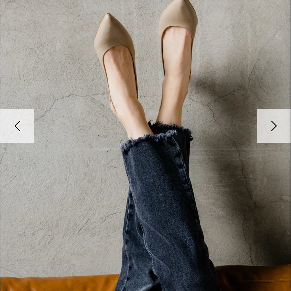 Penelope Pointed Toe Slingback Flats